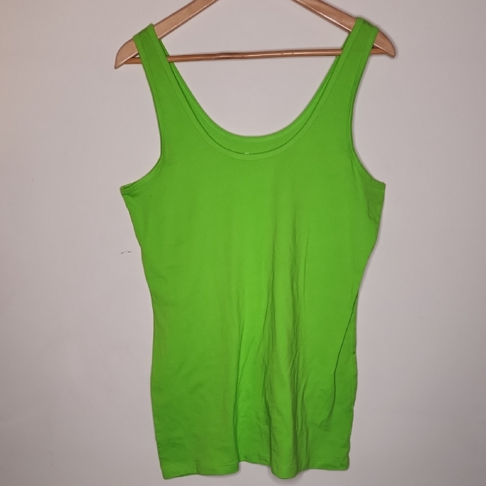 No Boundaries Vibrant Green Tank Top